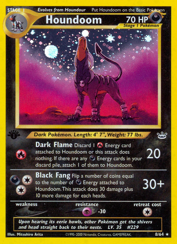 Houndoom (8/64) [Neo Revelation 1st Edition] | Pegasus Games WI