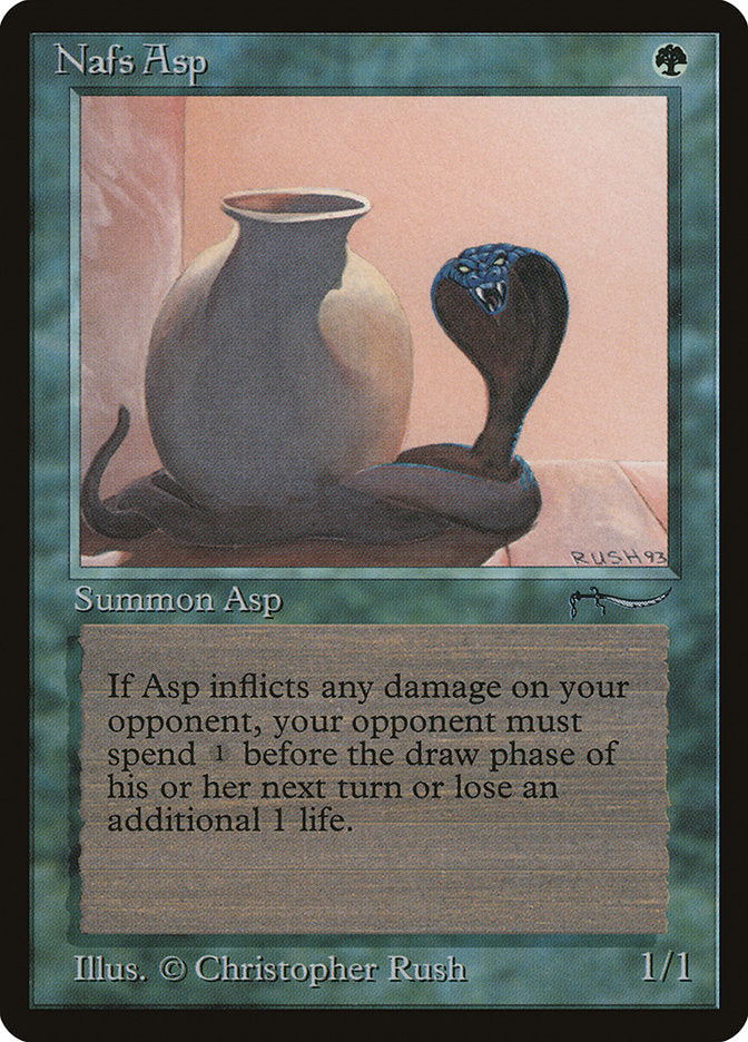 Nafs Asp (Dark Mana Cost) [Arabian Nights] | Pegasus Games WI
