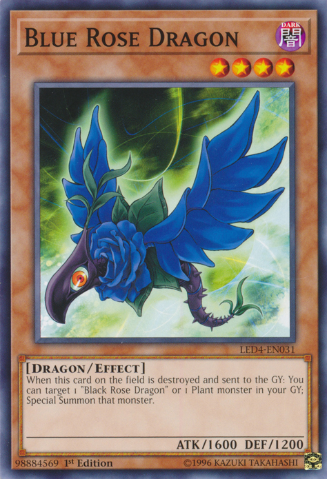 Blue Rose Dragon [LED4-EN031] Common | Pegasus Games WI