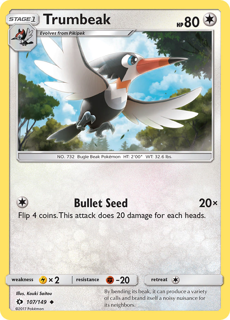 Trumbeak (107/149) [Sun & Moon: Base Set] | Pegasus Games WI