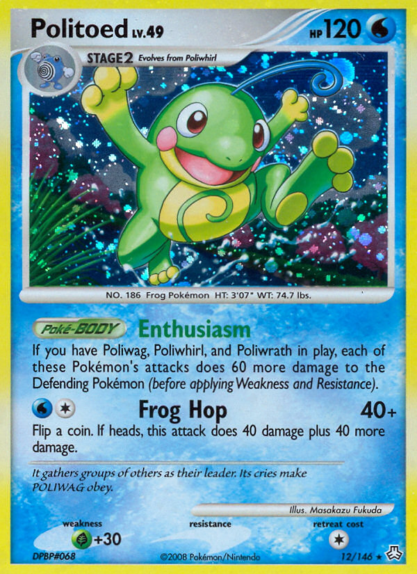 Politoed (12/146) [Diamond & Pearl: Legends Awakened] | Pegasus Games WI