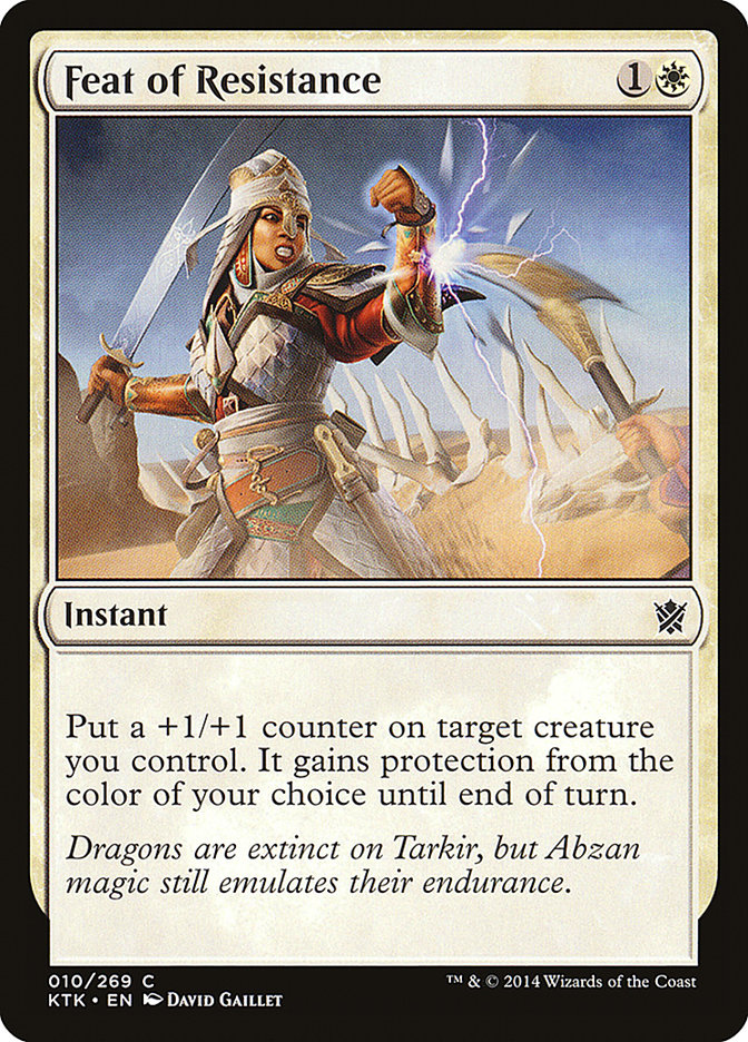 Feat of Resistance [Khans of Tarkir] | Pegasus Games WI