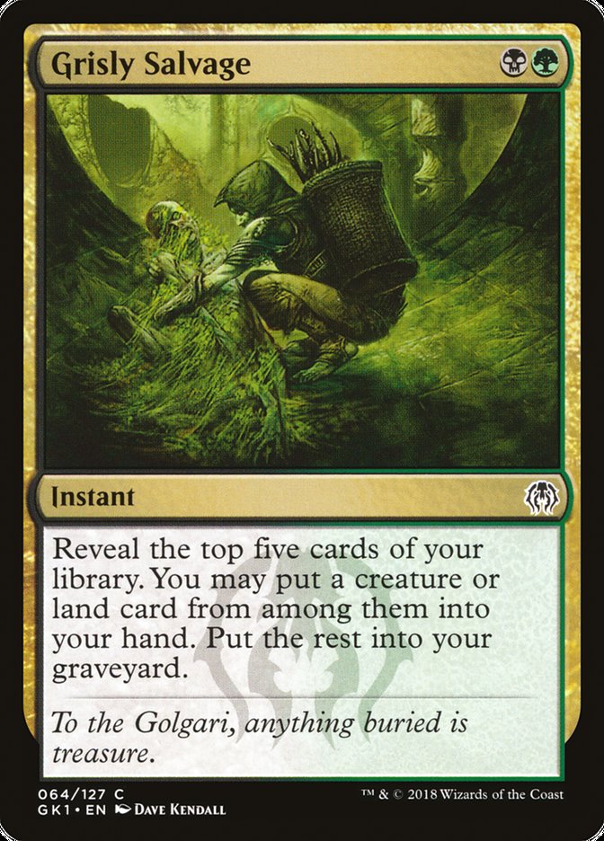 Grisly Salvage [Guilds of Ravnica Guild Kit] | Pegasus Games WI