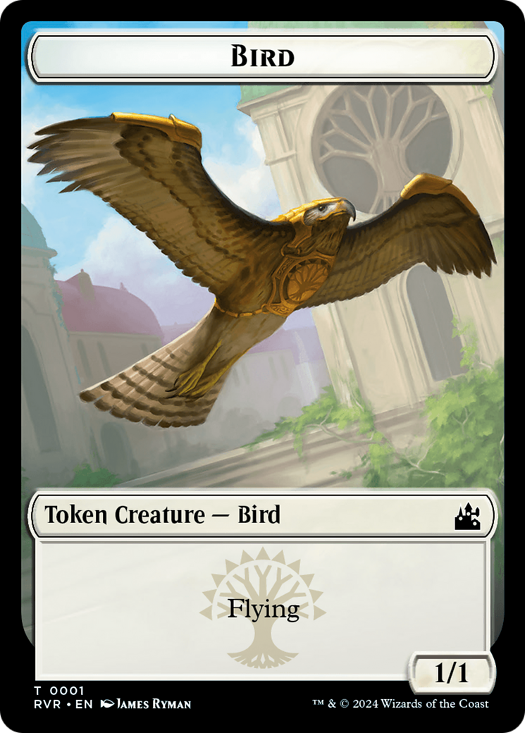 Bird // Goblin (0009) Double-Sided Token [Ravnica Remastered Tokens] | Pegasus Games WI