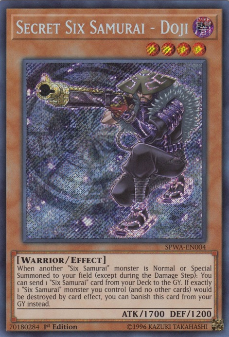 Secret Six Samurai - Doji [SPWA-EN004] Secret Rare | Pegasus Games WI