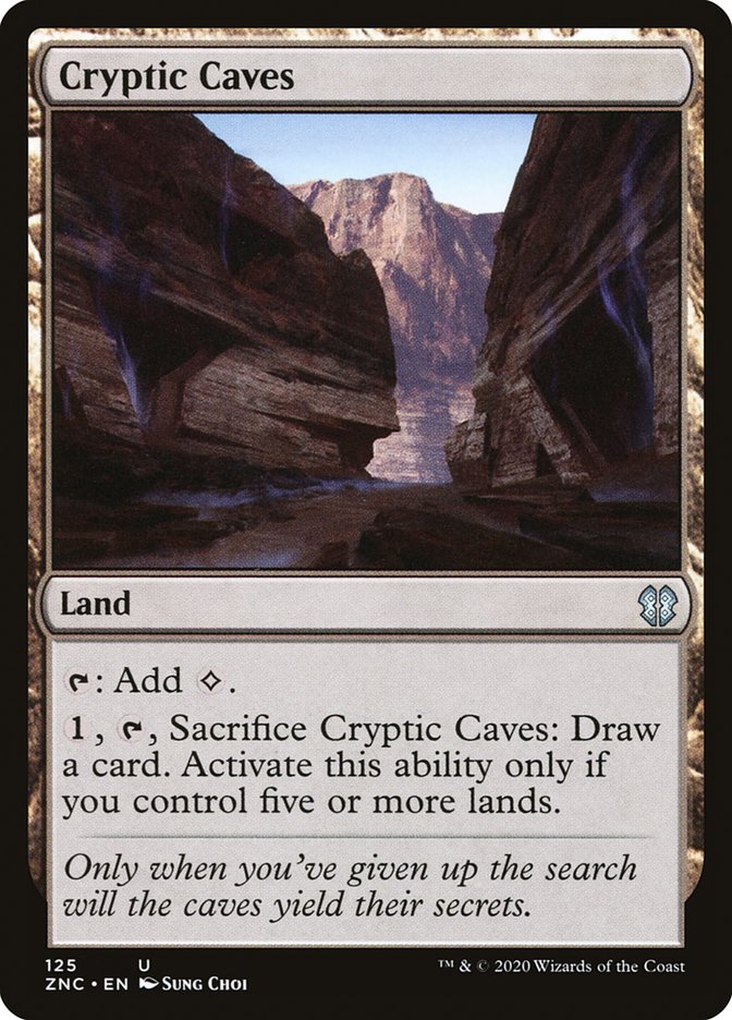 Cryptic Caves [Zendikar Rising Commander] | Pegasus Games WI