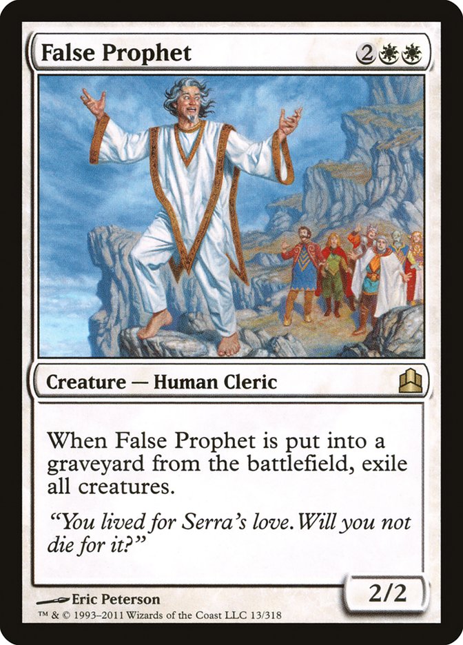 False Prophet [Commander 2011] | Pegasus Games WI