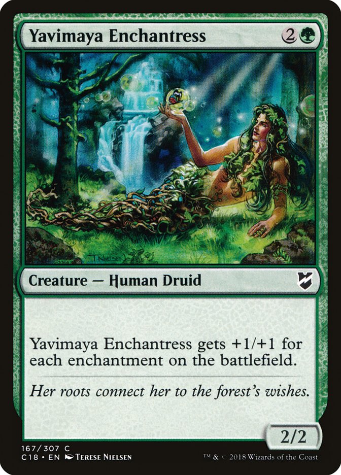 Yavimaya Enchantress [Commander 2018] | Pegasus Games WI