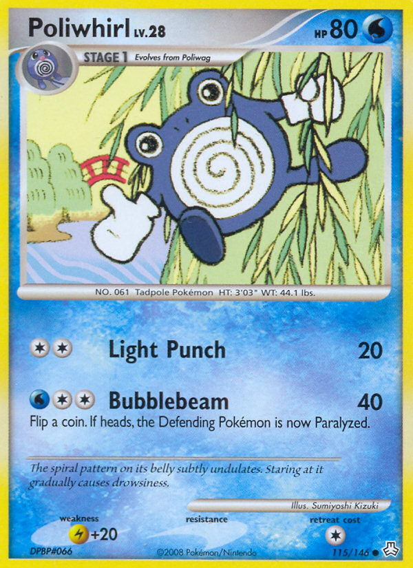 Poliwhirl (115/146) [Diamond & Pearl: Legends Awakened] | Pegasus Games WI