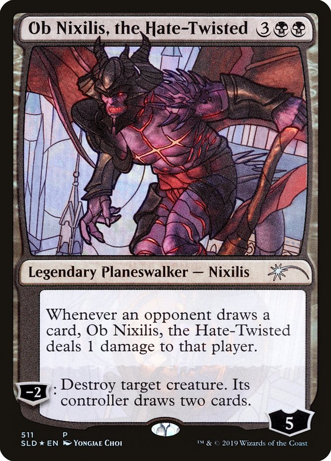 Ob Nixilis, the Hate-Twisted (Stained Glass) [Secret Lair Drop Promos] | Pegasus Games WI