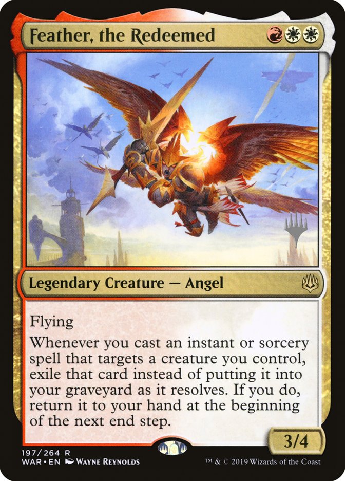 Feather, the Redeemed (Promo Pack) [War of the Spark Promos] | Pegasus Games WI