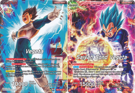 Vegeta // Saiyan Bond Vegeta [TB1-001] | Pegasus Games WI