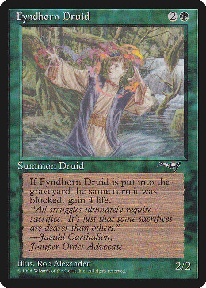 Fyndhorn Druid (Flame Circle) [Alliances] | Pegasus Games WI