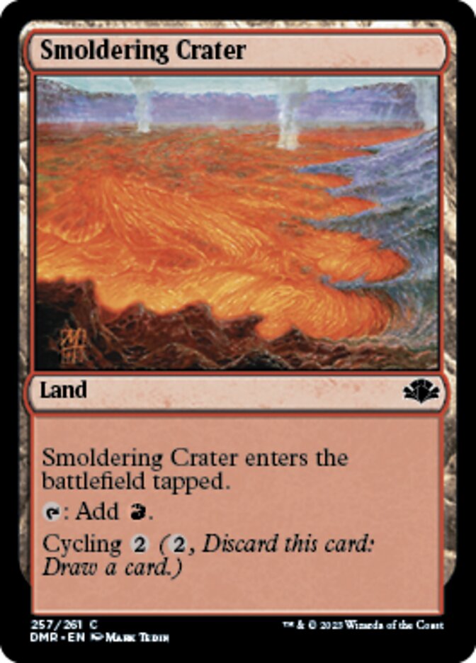 Smoldering Crater [Dominaria Remastered] | Pegasus Games WI