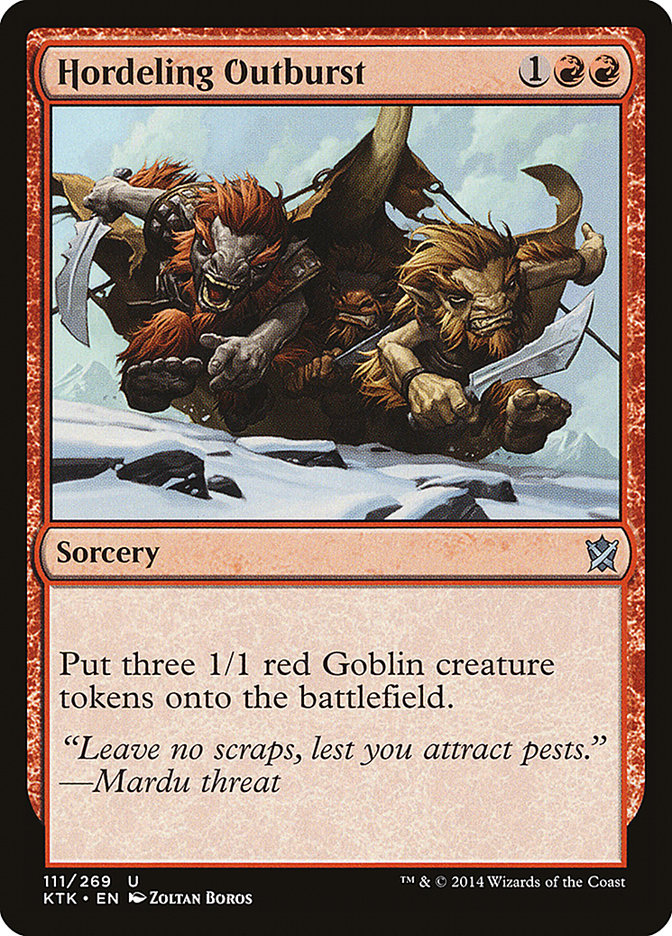 Hordeling Outburst [Khans of Tarkir] | Pegasus Games WI