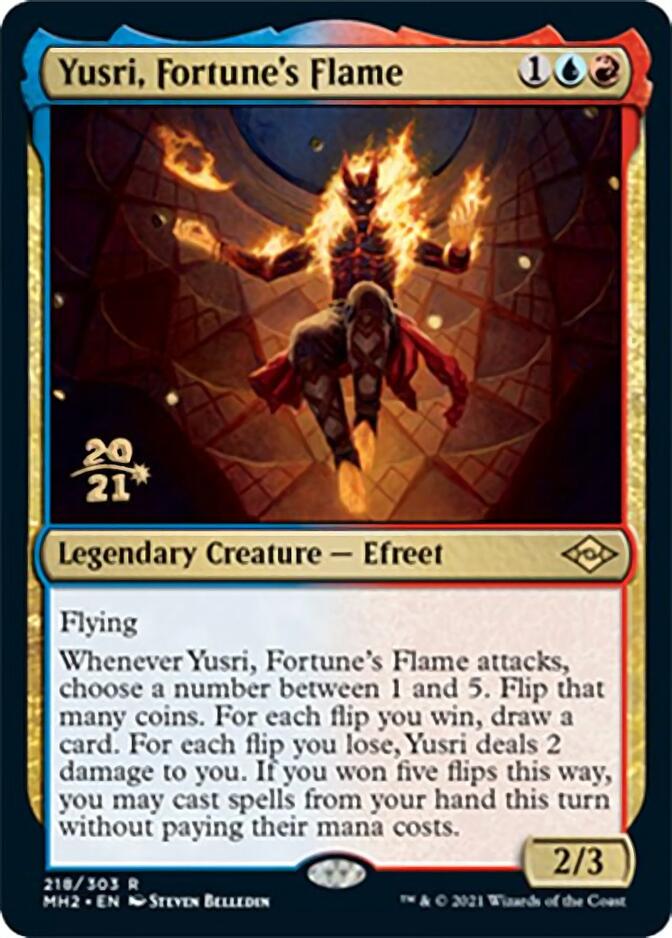 Yusri, Fortune's Flame [Modern Horizons 2 Prerelease Promos] | Pegasus Games WI
