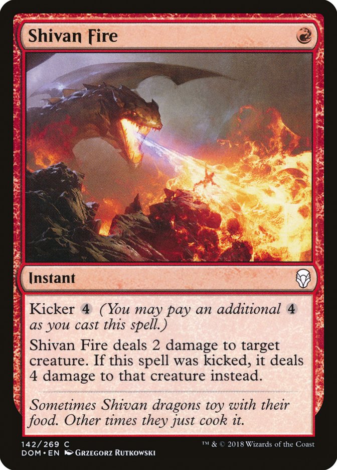 Shivan Fire [Dominaria] | Pegasus Games WI