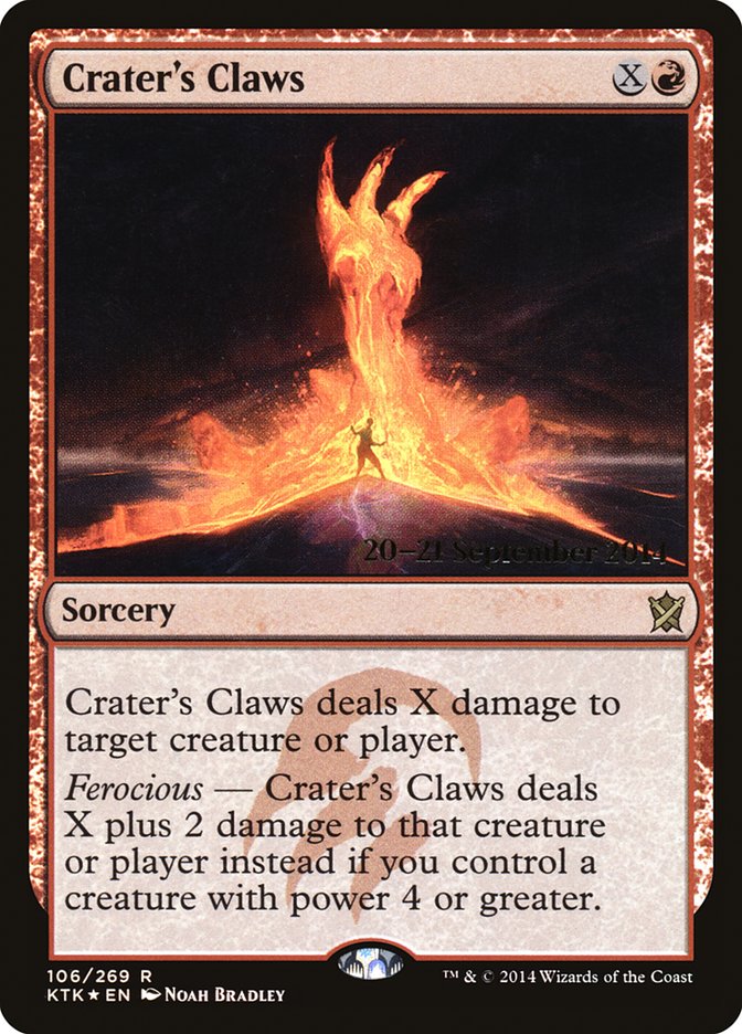 Crater's Claws [Khans of Tarkir Prerelease Promos] | Pegasus Games WI