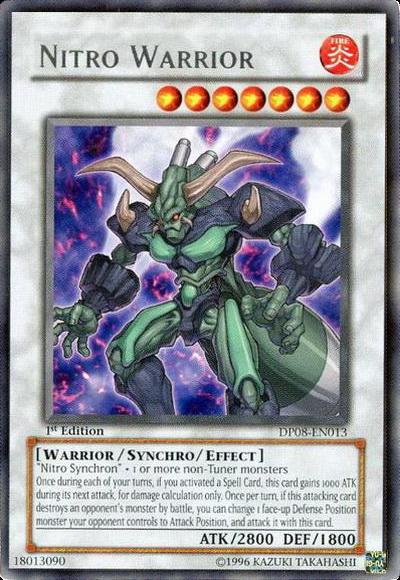 Nitro Warrior [DP08-EN013] Rare | Pegasus Games WI