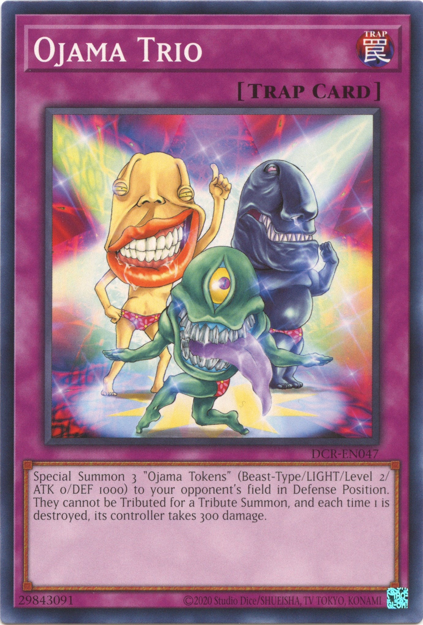 Ojama Trio (25th Anniversary) [DCR-EN047] Common | Pegasus Games WI