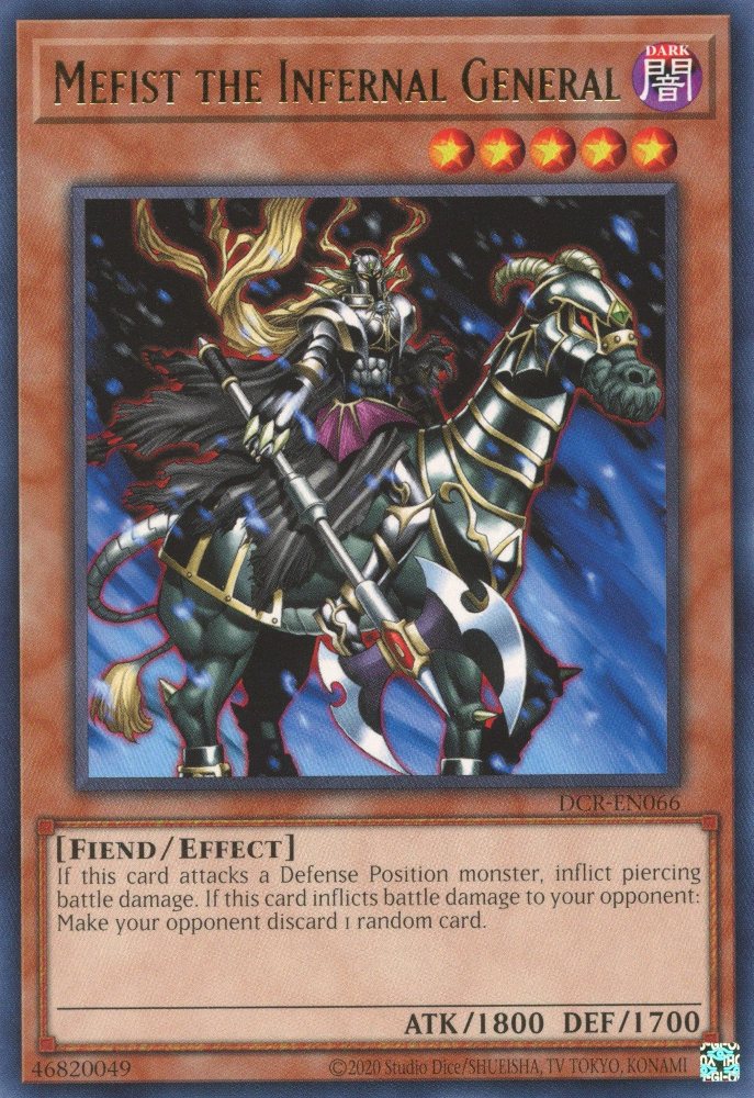 Mefist the Infernal General [DCR-EN066] Rare | Pegasus Games WI