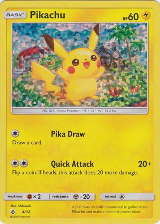 Pikachu (4/12) [McDonald's Promos: 2018 Collection] | Pegasus Games WI