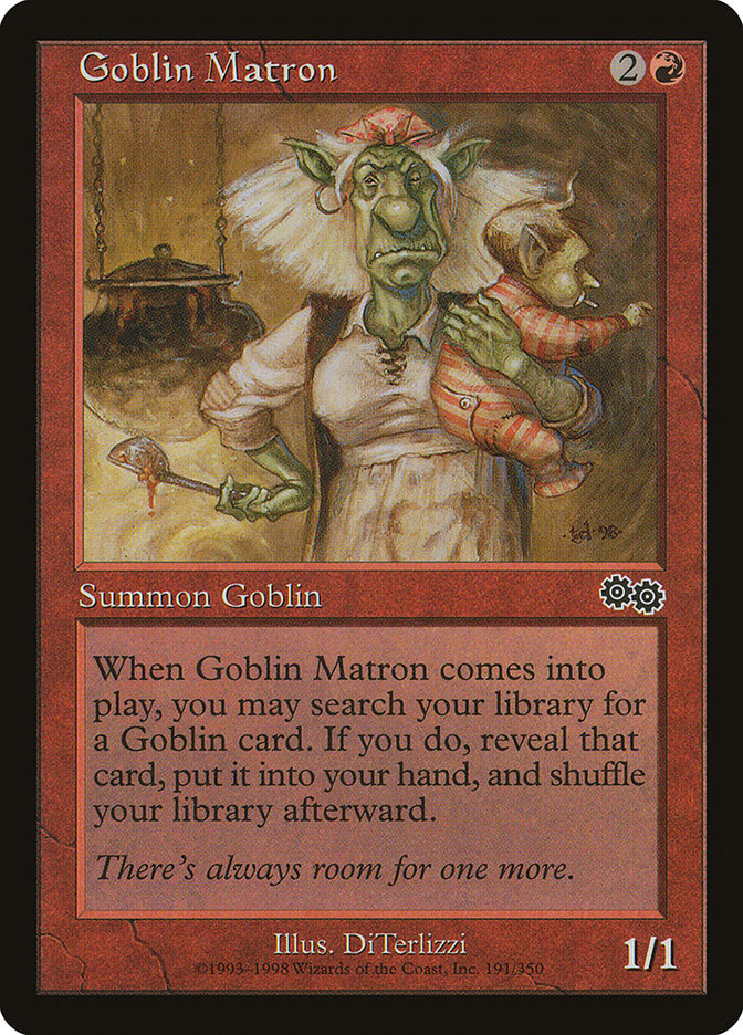 Goblin Matron [Urza's Saga] | Pegasus Games WI