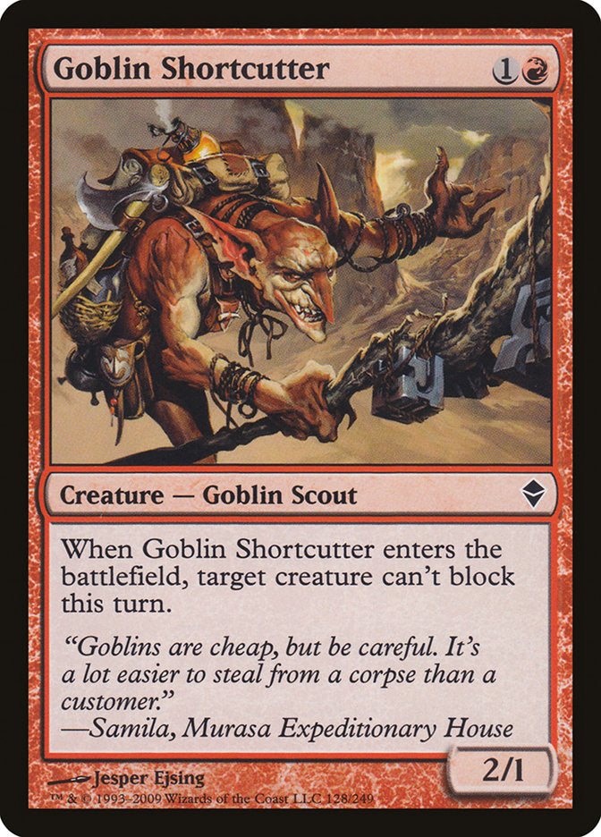 Goblin Shortcutter [Zendikar] | Pegasus Games WI