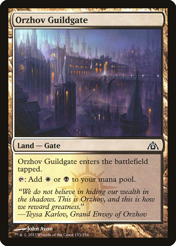 Orzhov Guildgate [Dragon's Maze] | Pegasus Games WI