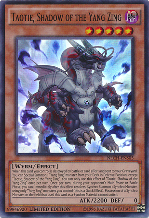 Taotie, Shadow of the Yang Zing (SE) [NECH-ENS05] Super Rare | Pegasus Games WI