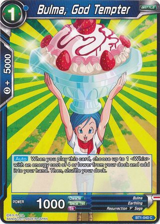 Bulma, God Tempter [BT1-040] | Pegasus Games WI