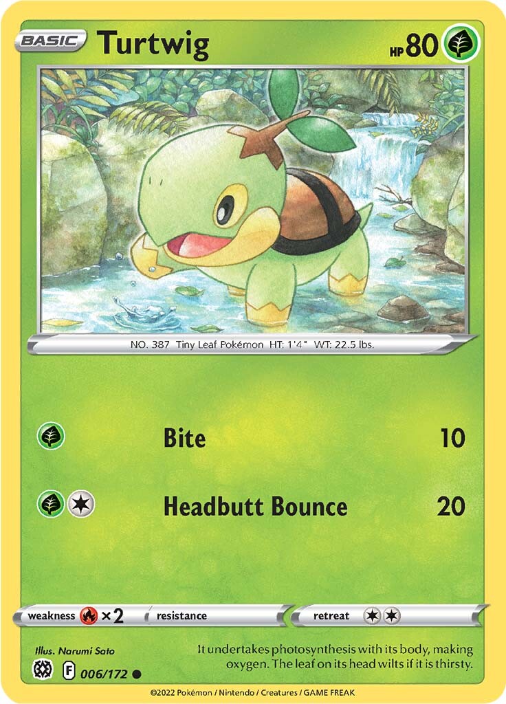 Turtwig (006/172) [Sword & Shield: Brilliant Stars] | Pegasus Games WI