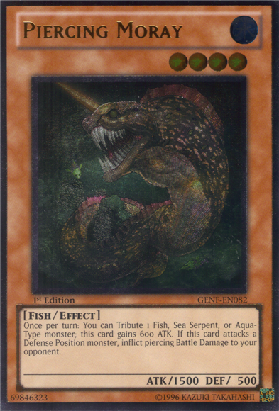 Piercing Moray (UTR) [GENF-EN082] Ultimate Rare | Pegasus Games WI