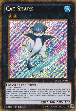 Cat Shark [PGL2-EN016] Gold Secret Rare | Pegasus Games WI