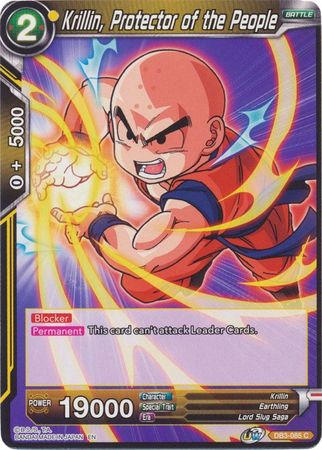 Krillin, Protector of the People [DB3-085] | Pegasus Games WI