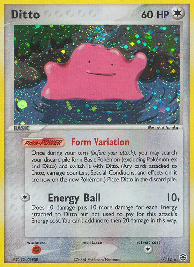 Ditto (4/112) [EX: FireRed & LeafGreen] | Pegasus Games WI