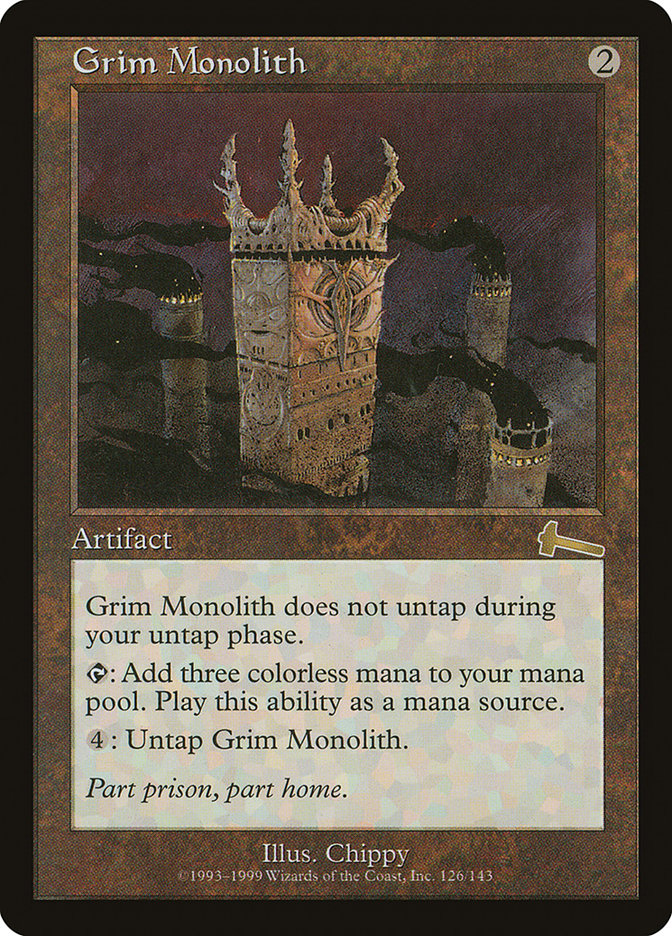 Grim Monolith [Urza's Legacy] | Pegasus Games WI