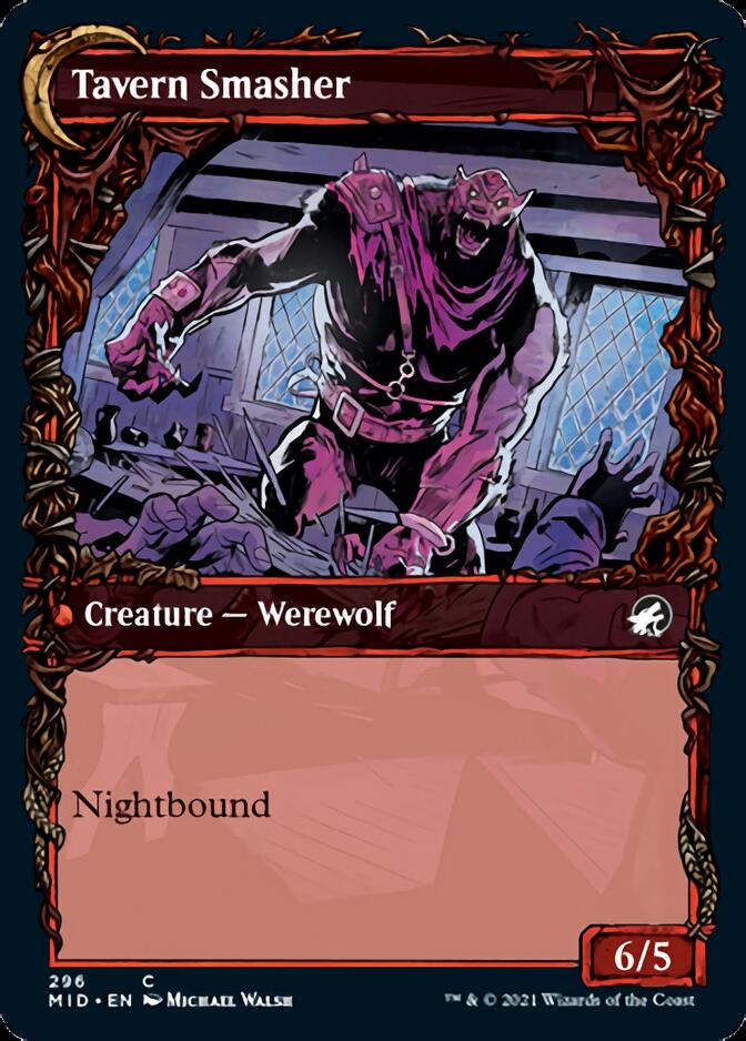 Tavern Ruffian // Tavern Smasher (Showcase Equinox) [Innistrad: Midnight Hunt] | Pegasus Games WI