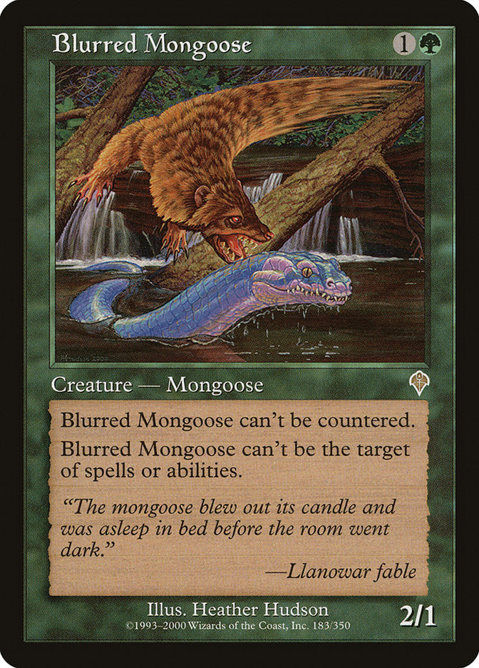 Blurred Mongoose [Invasion] | Pegasus Games WI