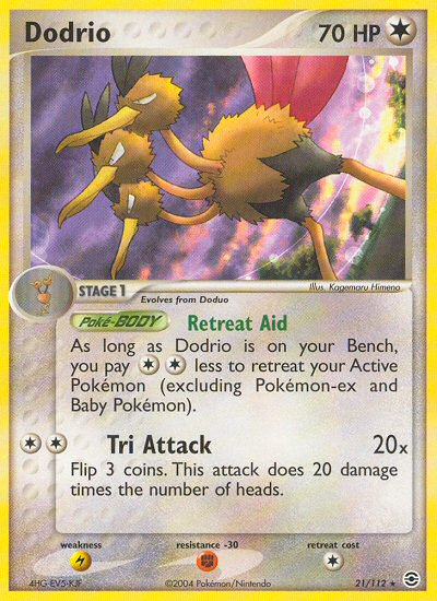 Dodrio (21/112) [EX: FireRed & LeafGreen] | Pegasus Games WI