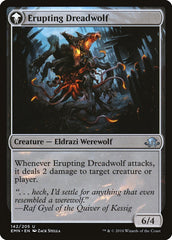 Smoldering Werewolf // Erupting Dreadwolf [Eldritch Moon] | Pegasus Games WI