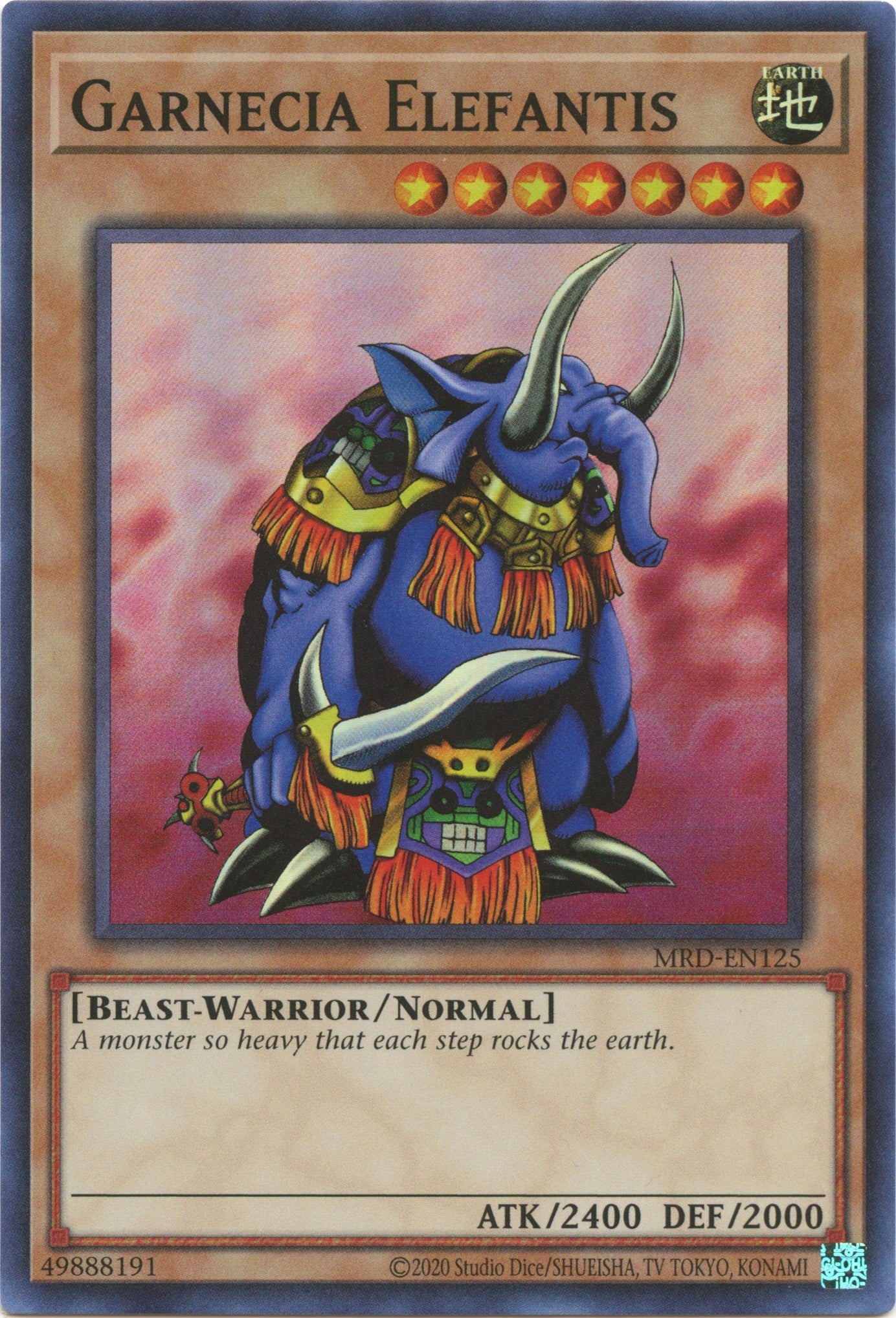 Garnecia Elefantis (25th Anniversary) [MRD-EN125] Super Rare | Pegasus Games WI