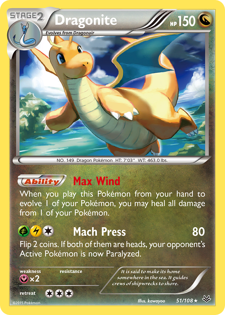 Dragonite (51/108) [XY: Roaring Skies] | Pegasus Games WI