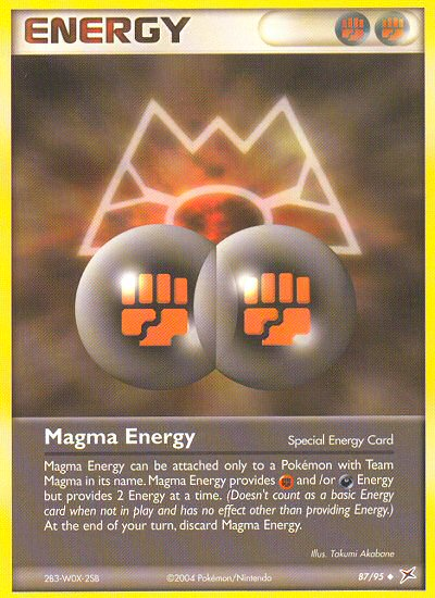 Magma Energy (87/95) [EX: Team Magma vs Team Aqua] | Pegasus Games WI