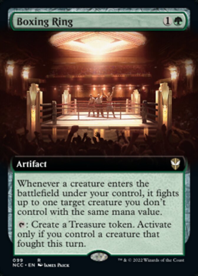 Boxing Ring (Extended Art) [Streets of New Capenna Commander] | Pegasus Games WI