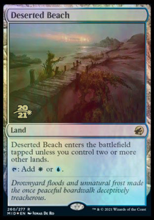 Deserted Beach [Innistrad: Midnight Hunt Prerelease Promos] | Pegasus Games WI