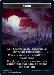 Day // Night Double-Sided Token [Innistrad: Midnight Hunt Tokens] | Pegasus Games WI
