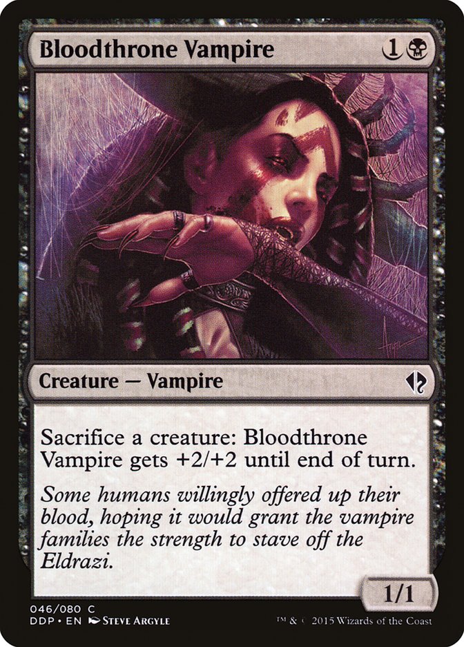 Bloodthrone Vampire [Duel Decks: Zendikar vs. Eldrazi] | Pegasus Games WI