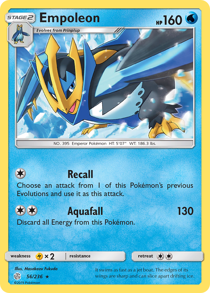 Empoleon (56/236) [Sun & Moon: Cosmic Eclipse] | Pegasus Games WI