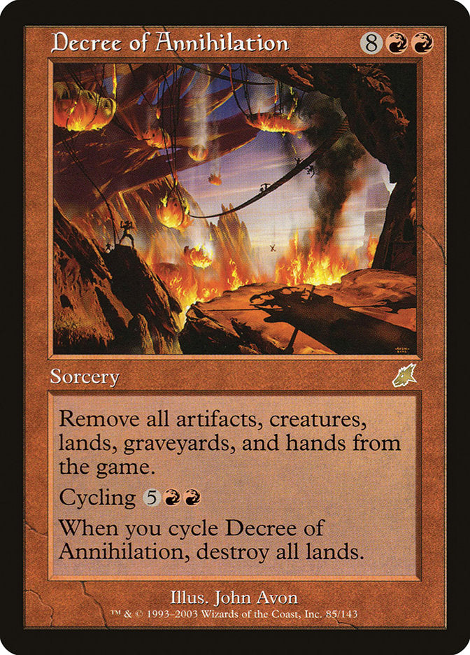 Decree of Annihilation [Scourge] | Pegasus Games WI
